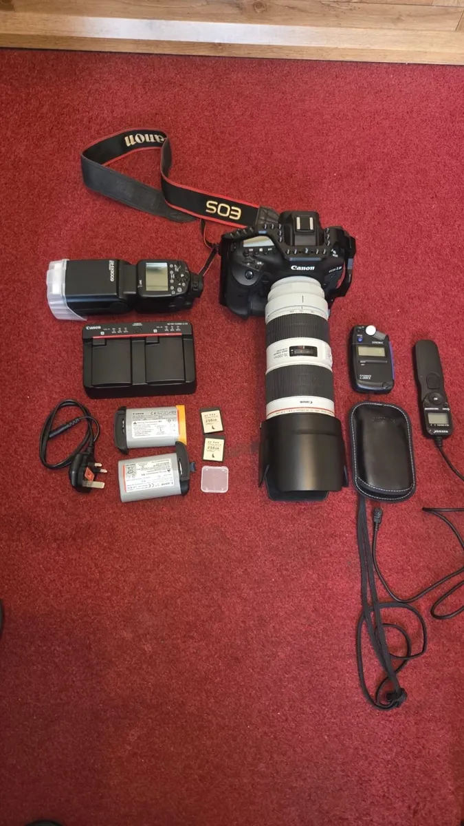 Canon EOS 1DX  Mark III Camera Body & Lens - Image 1