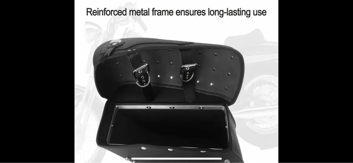 Beautiful Motorcycle Saddle Bags - Image 3
