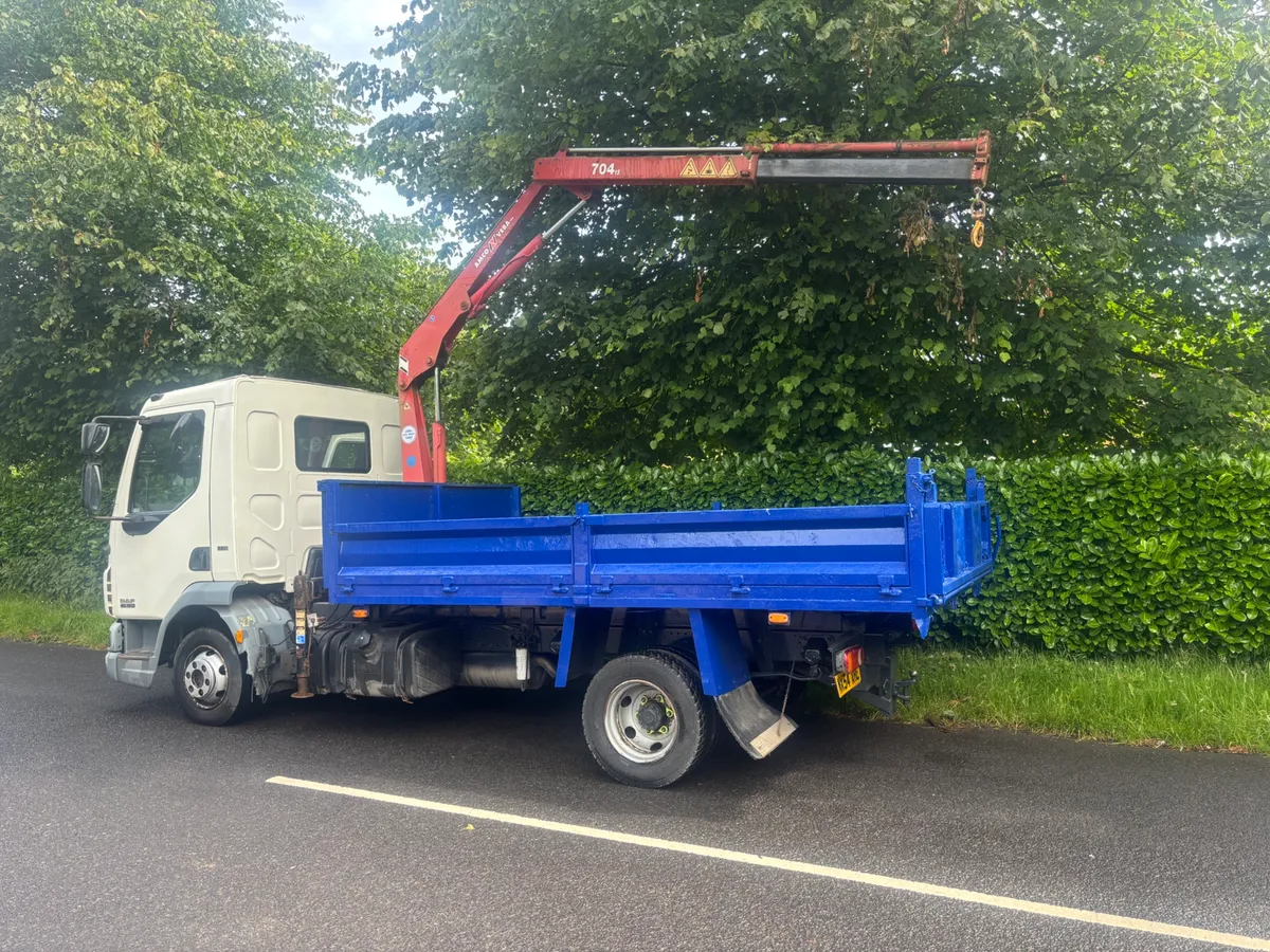 Daf tipper crane lorry - Image 3
