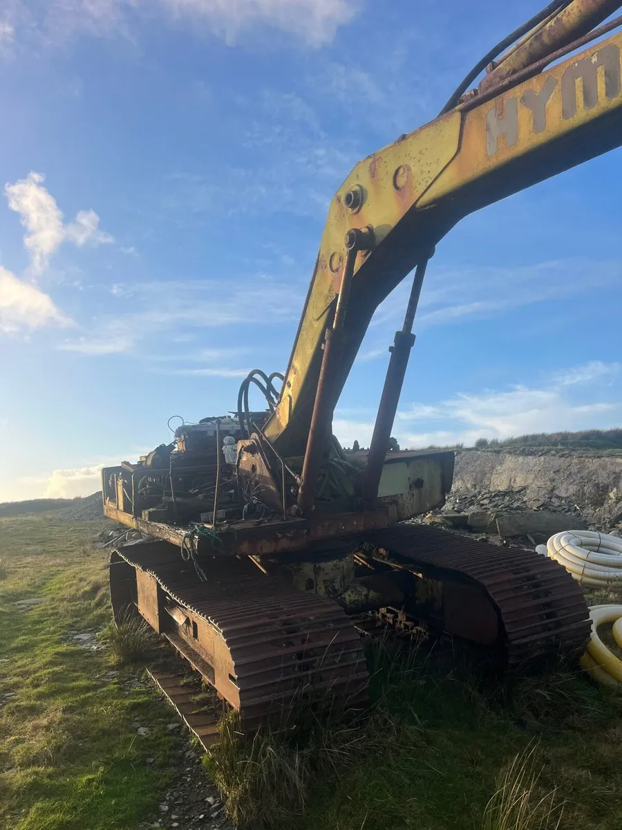 HYMAC 580c for breaking, Also EX60 rollers - Image 3