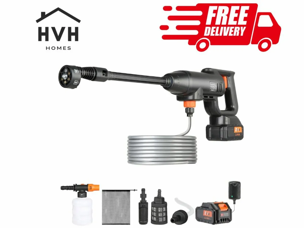 High Pressure Cordless Washer Cleaner Portable - Image 1