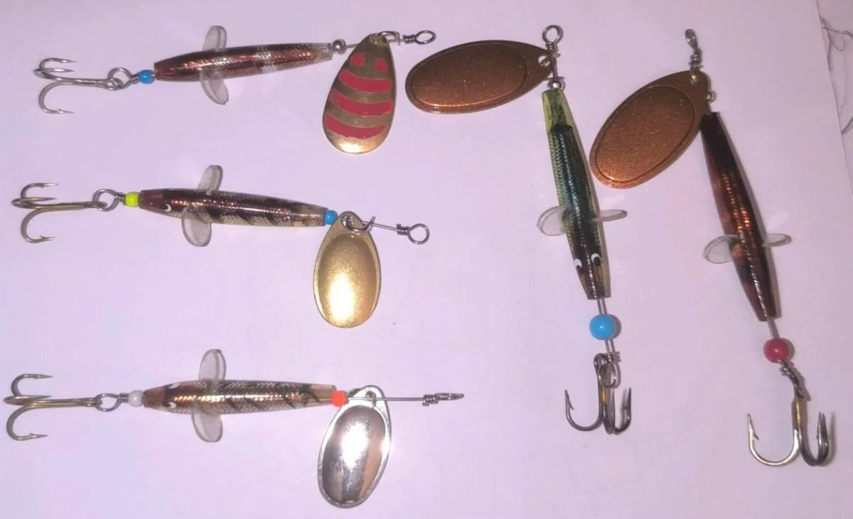 Spinnows, Chism minnow hybrid spinner handmade - Image 1