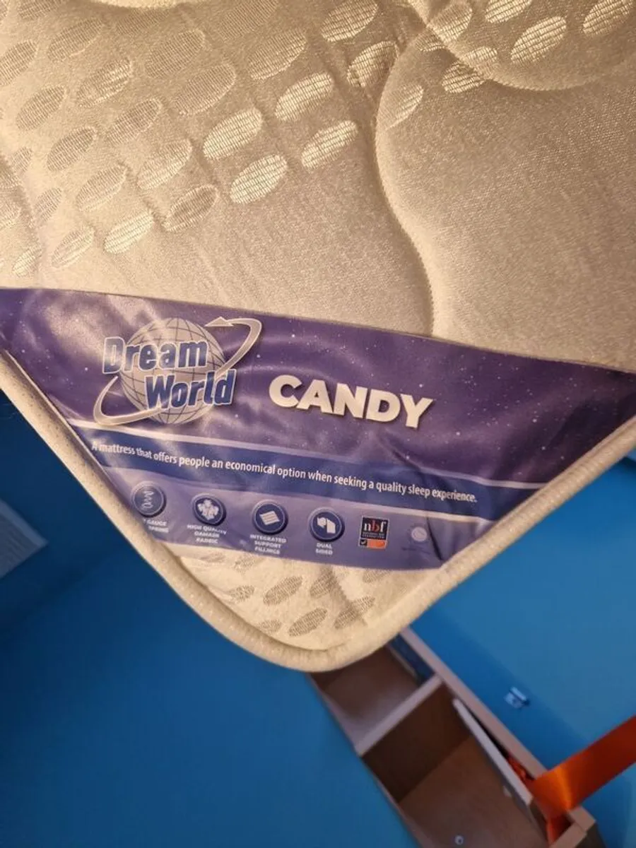 Double bed frame and mattress - Image 3