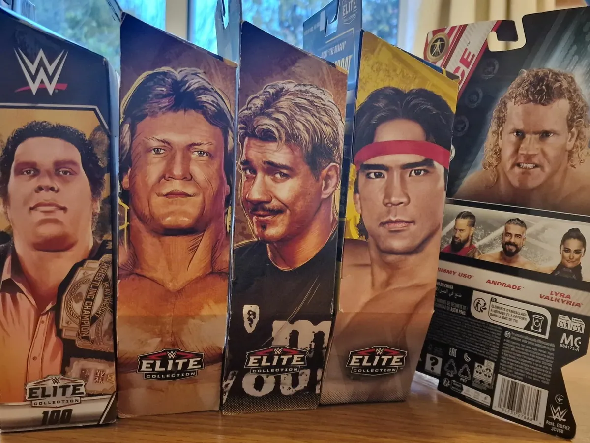 WWE Wrestling Mattel Figure Christmas Elite Bundle - Image 4