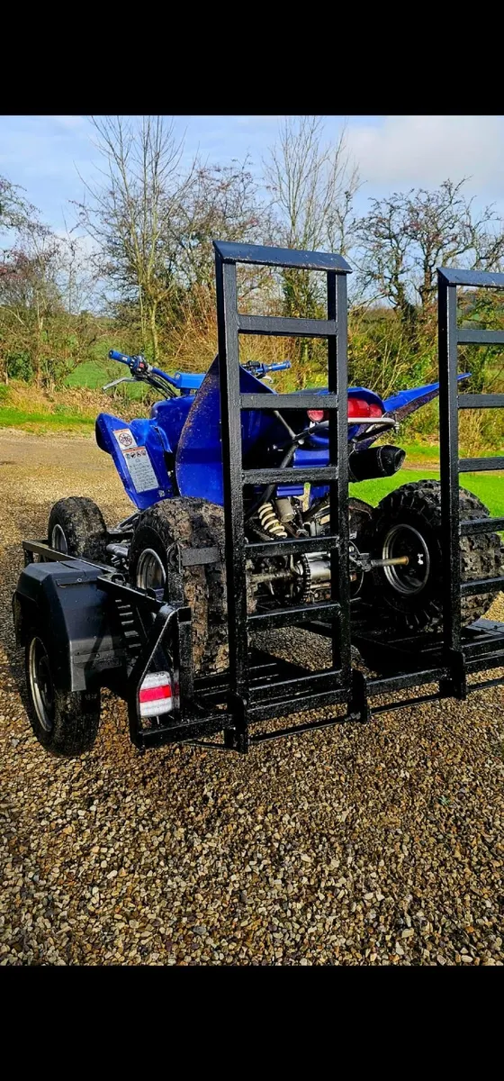 Yamaha raptor 350 and trailer.. - Image 3