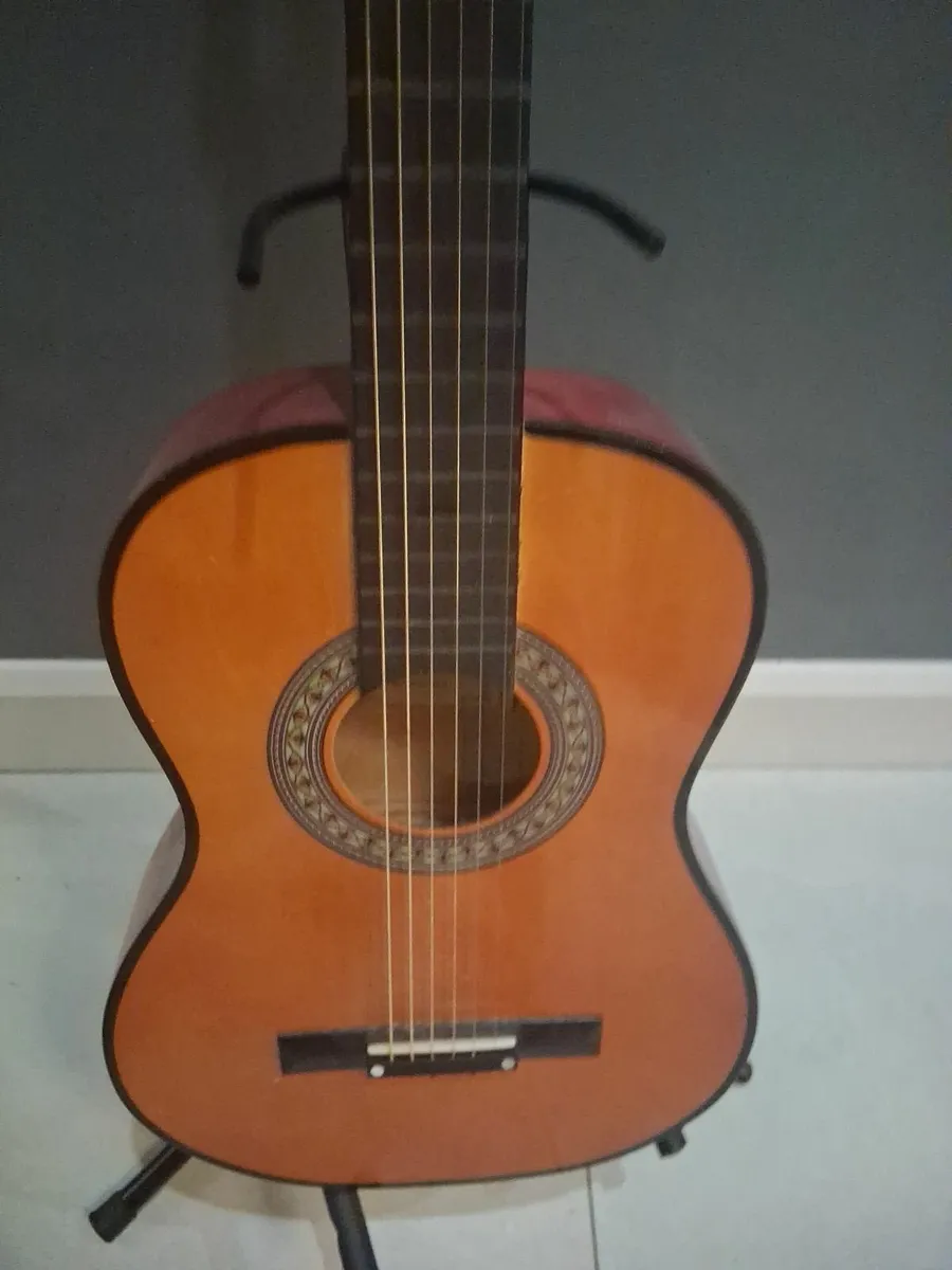 Guitar and stand - Image 1