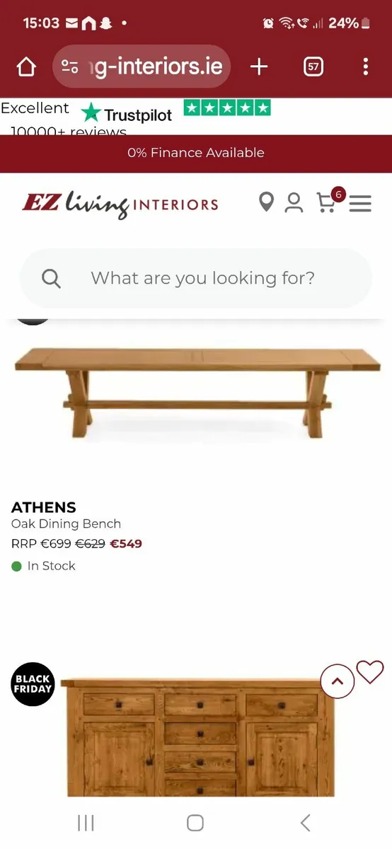 Dining/kitchen room bench - Image 2