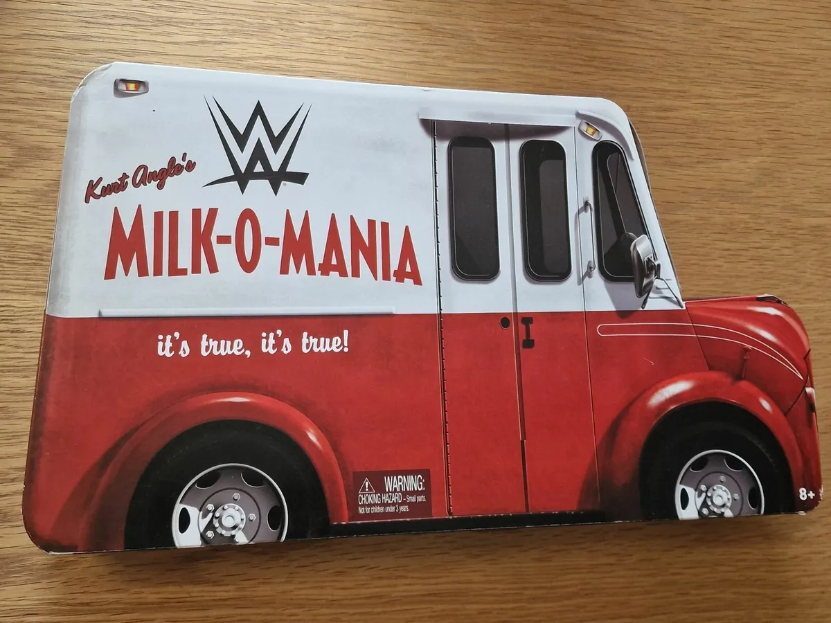 WWE Mattel Milk O Mania Wrestling Figure Set NEW - Image 2