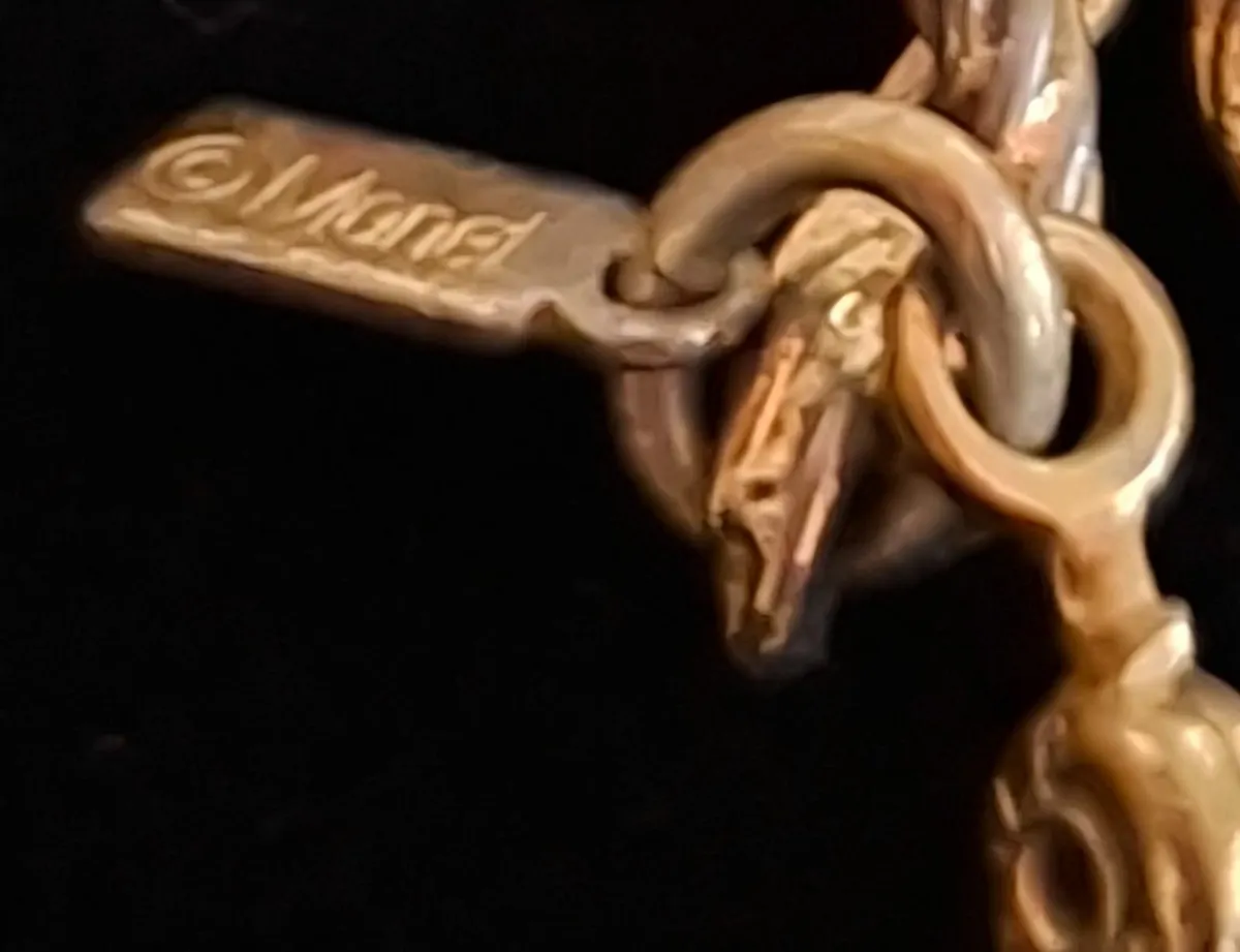 Stunning Vintage Monet Rope Chain Necklace. - Image 2
