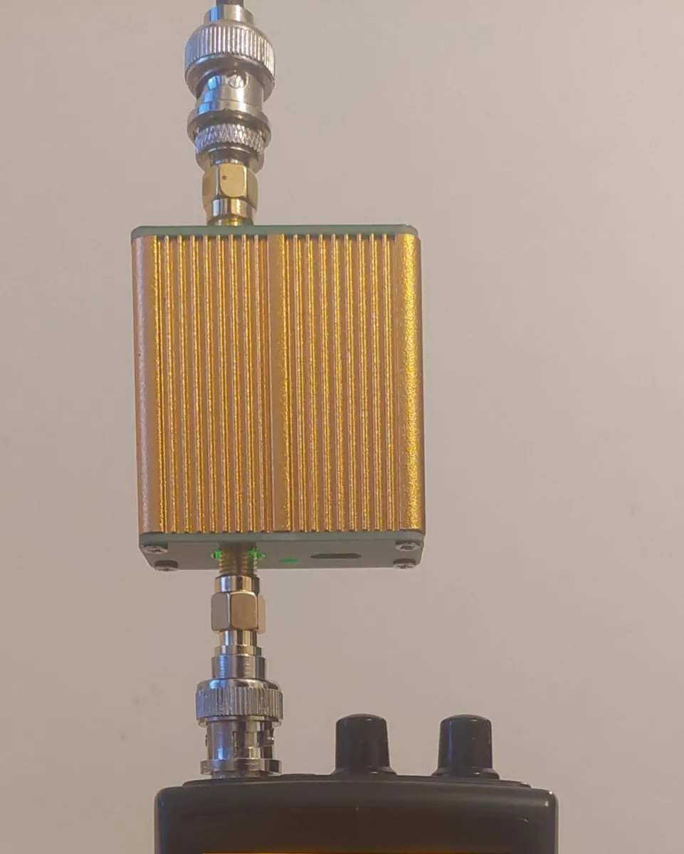 Bnc SCANNER PRE AMP adpt+cable 20DB .500KHZ-5GHZ