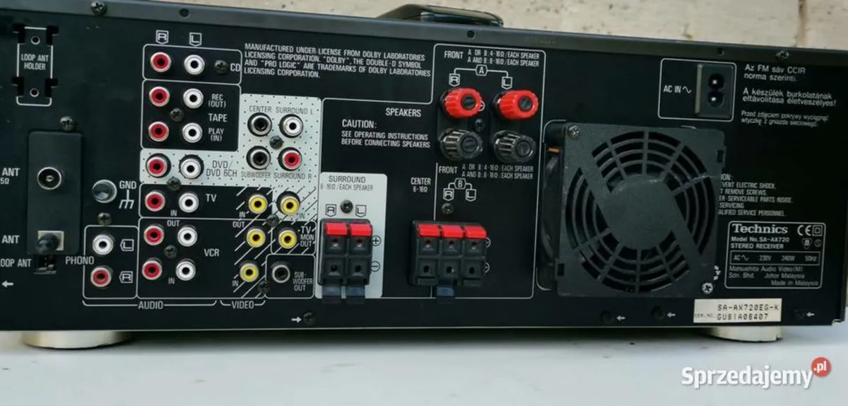 Tonsil altus 300 technics amplifier - Image 4