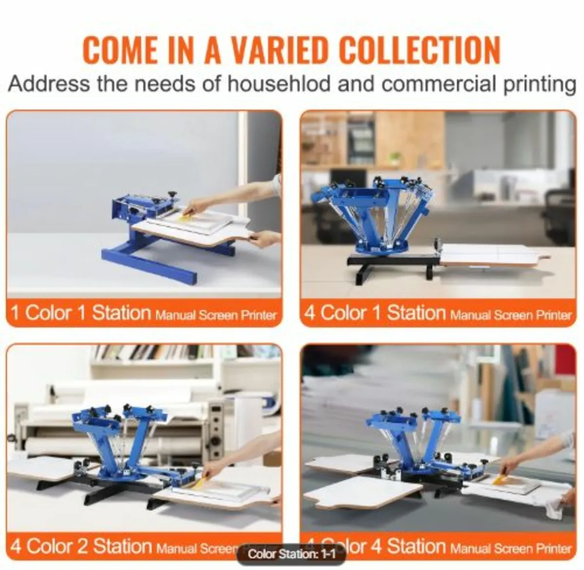 Screen Printing Machine, 1 Color 1 Station Silk - Image 4