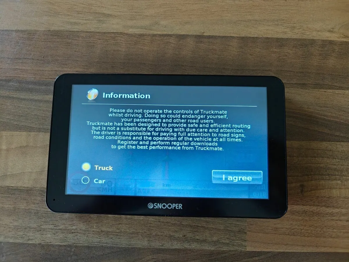 Snooper S8110 HGV sat nav - Europe map - Image 3