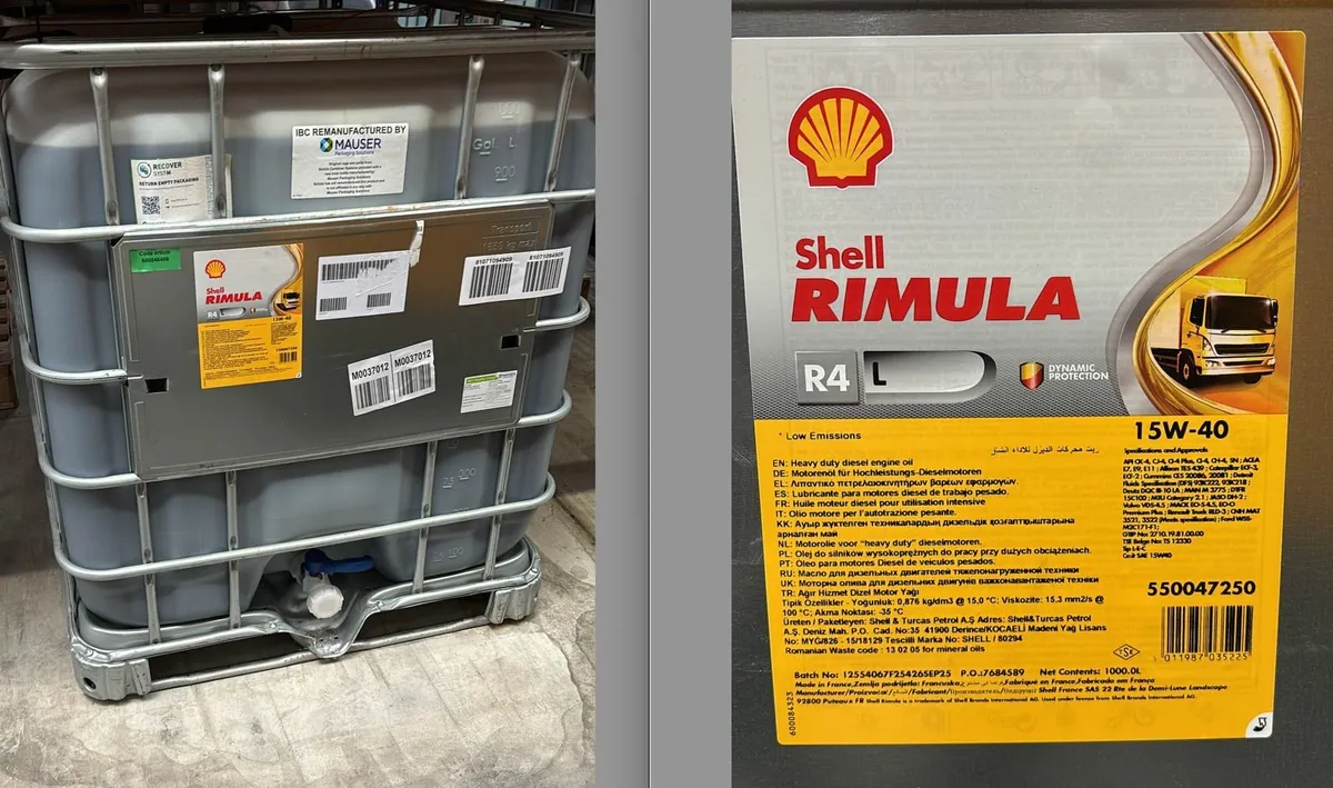 Engine oil Shell 15W40 - Image 1