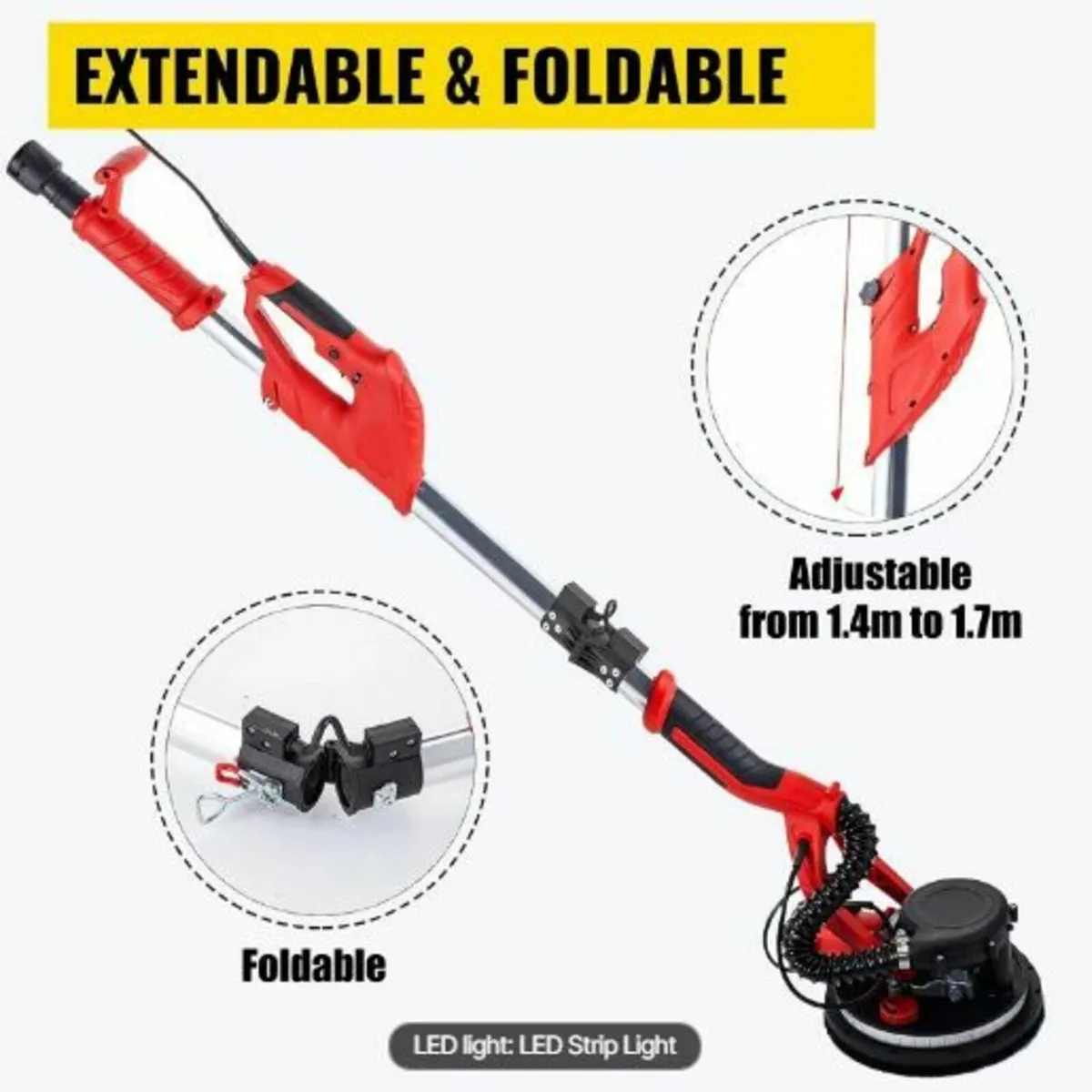 Drywall Sander 750W, Electric Drywall Sander - Image 4