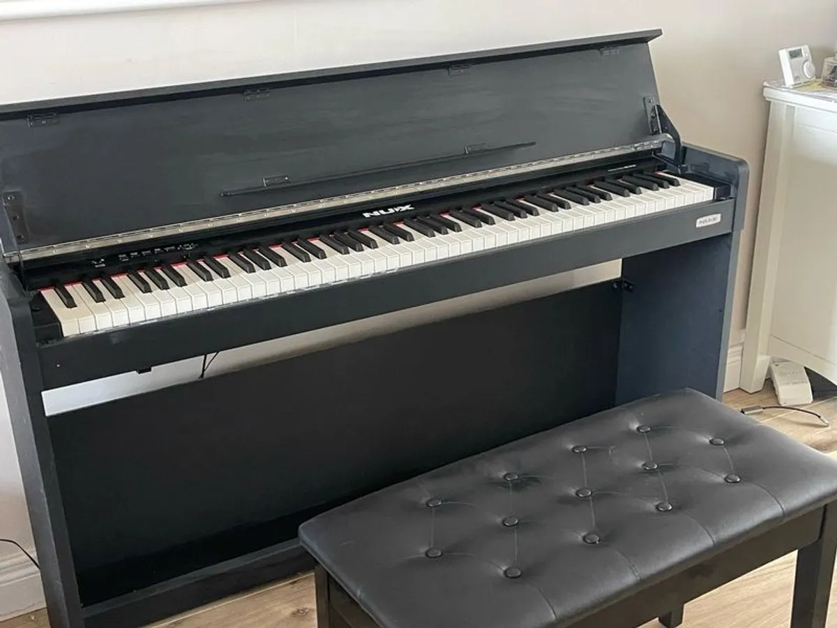 Nux WK310 digital piano with stool - Image 1