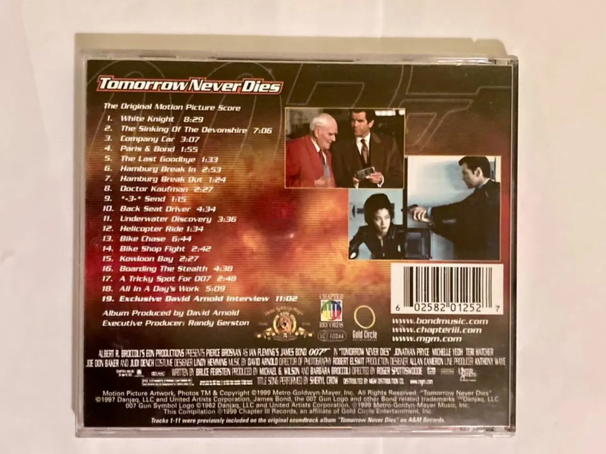 Tomorrow Never Dies Expanded Score CD - Image 3