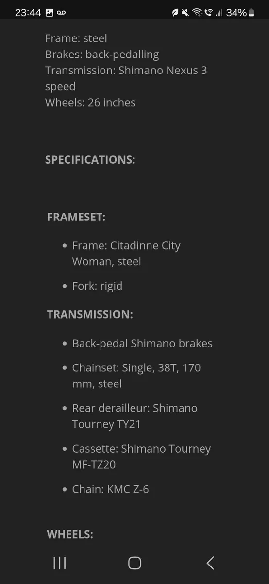 City bike - Citadinne great price - Image 3