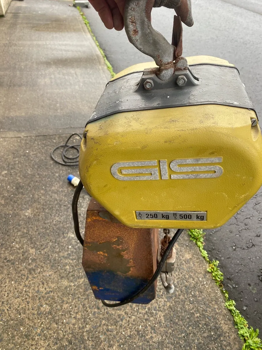 GIS ELECTRIC CHAIN HOIST SINGLE PHASE - Image 2