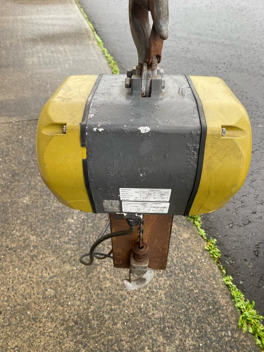 GIS ELECTRIC CHAIN HOIST SINGLE PHASE - Image 3