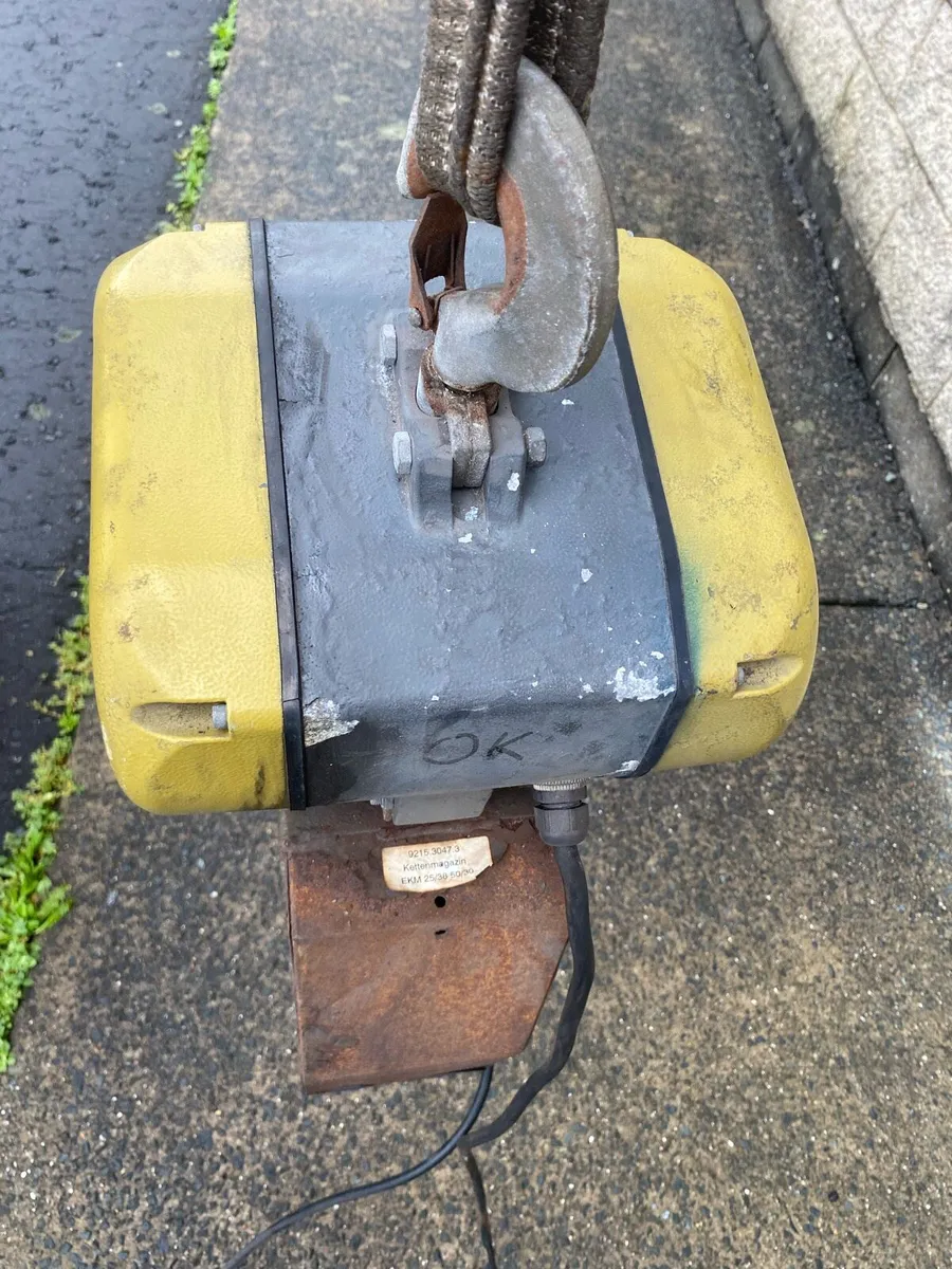 GIS ELECTRIC CHAIN HOIST SINGLE PHASE - Image 4