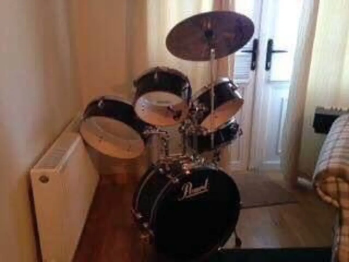 Drums pearl jazz with z cymbals - Image 2