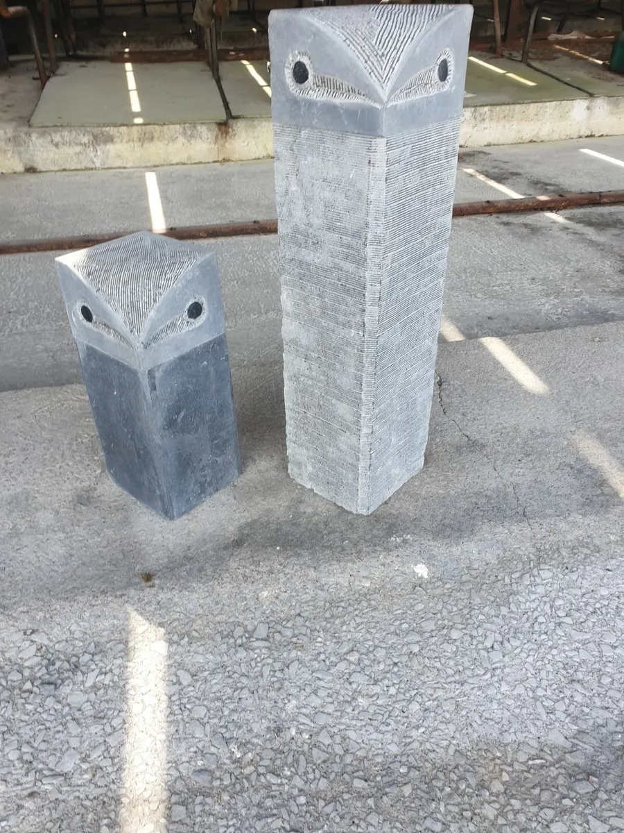 Kilkenny limestone owls - Image 1