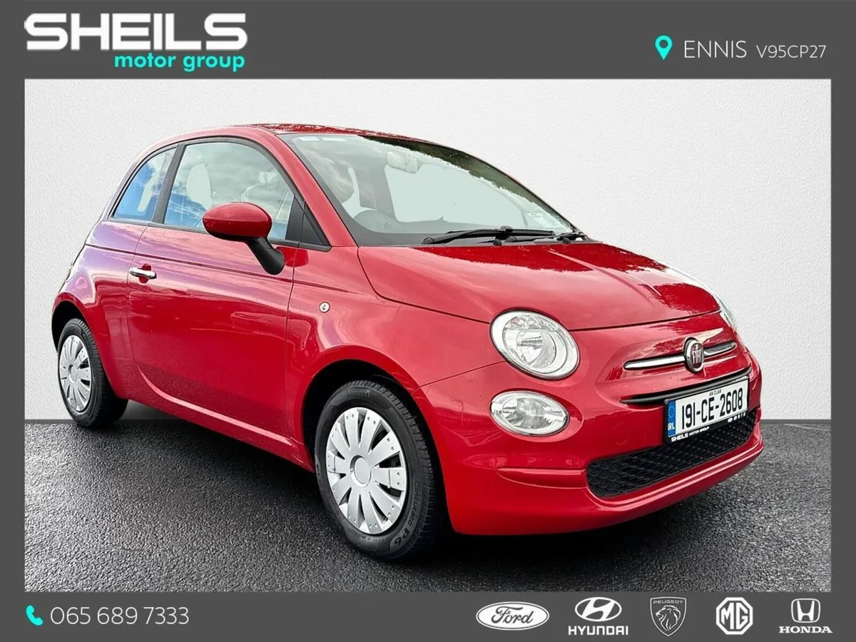 Fiat 500 Automatic 1.2 Petrol Lounge - Image 1