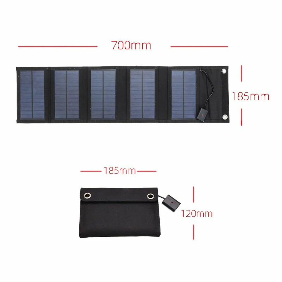 Foldable solar panels for camping hiking or emerge - Image 3