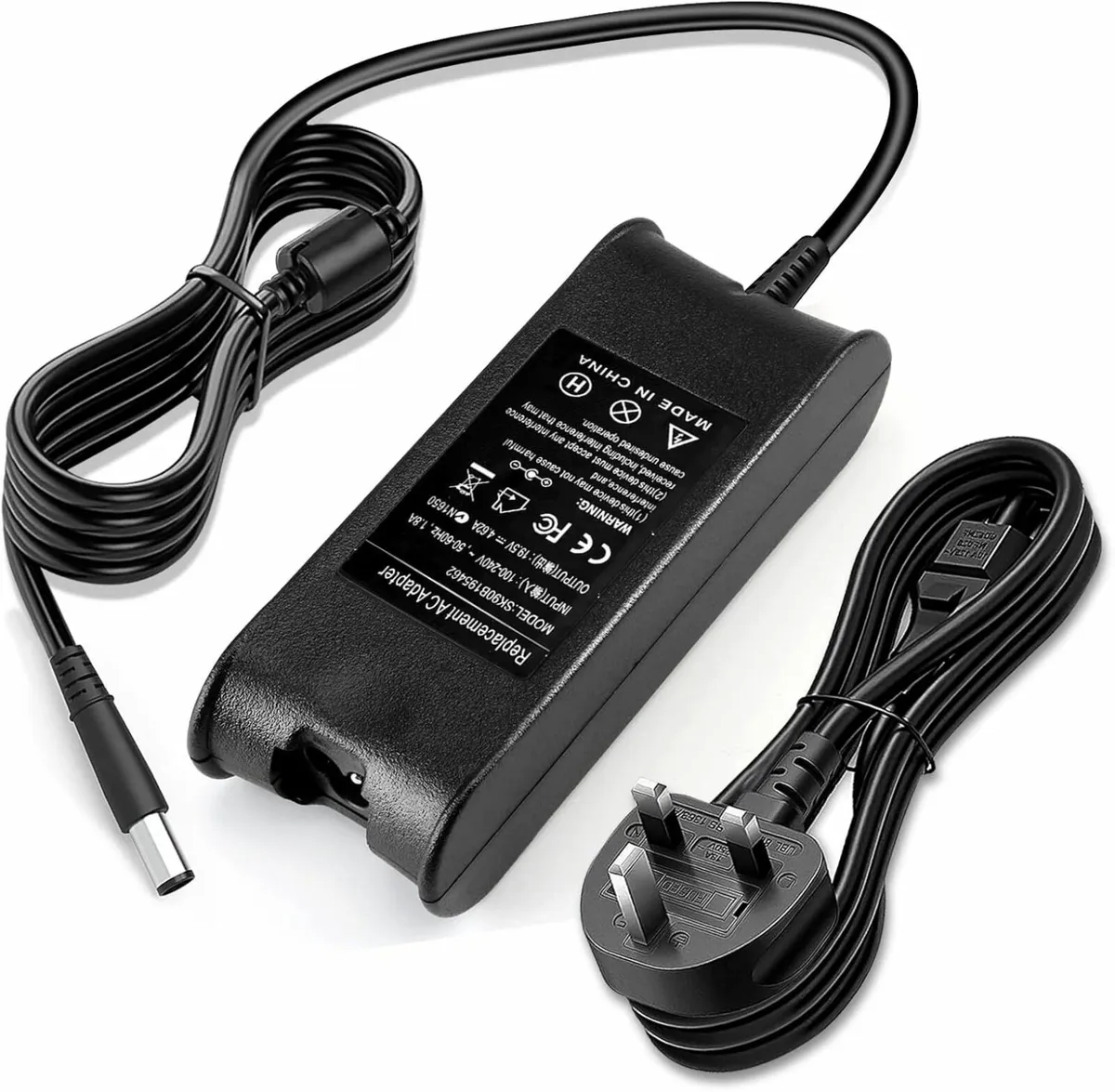 90W AC adapter for Dell includes Power Cord - Image 2