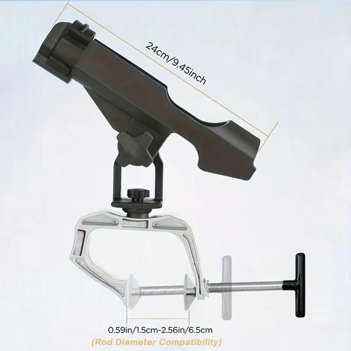 Fishing rod holder for boat - Image 1