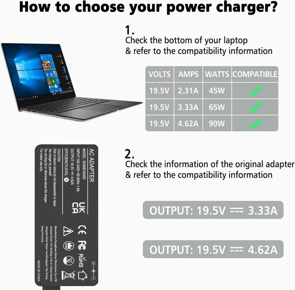 Universal Laptop Charger 90W - Image 3
