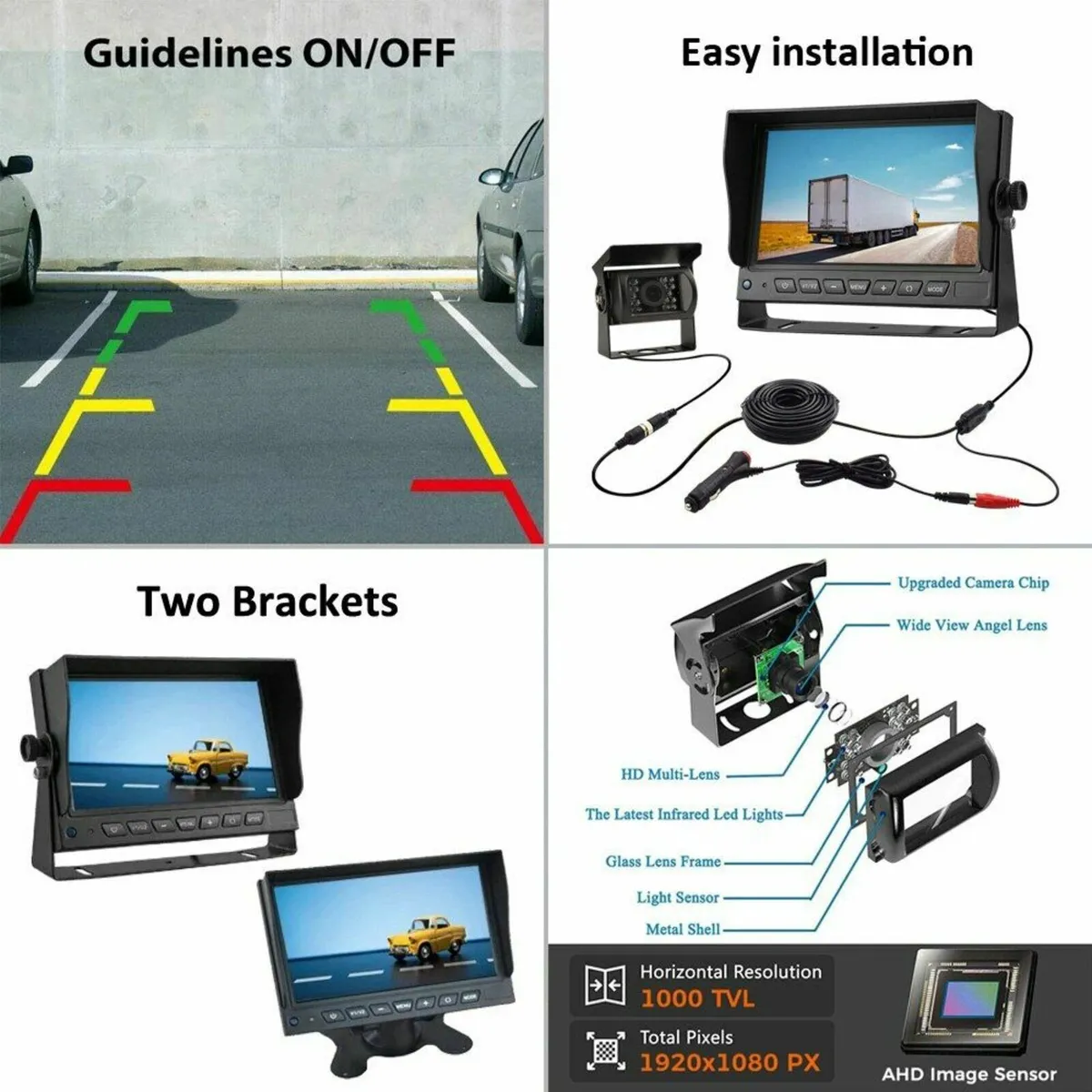 7" Reversing Monitor Kit for Camper Van - Image 3
