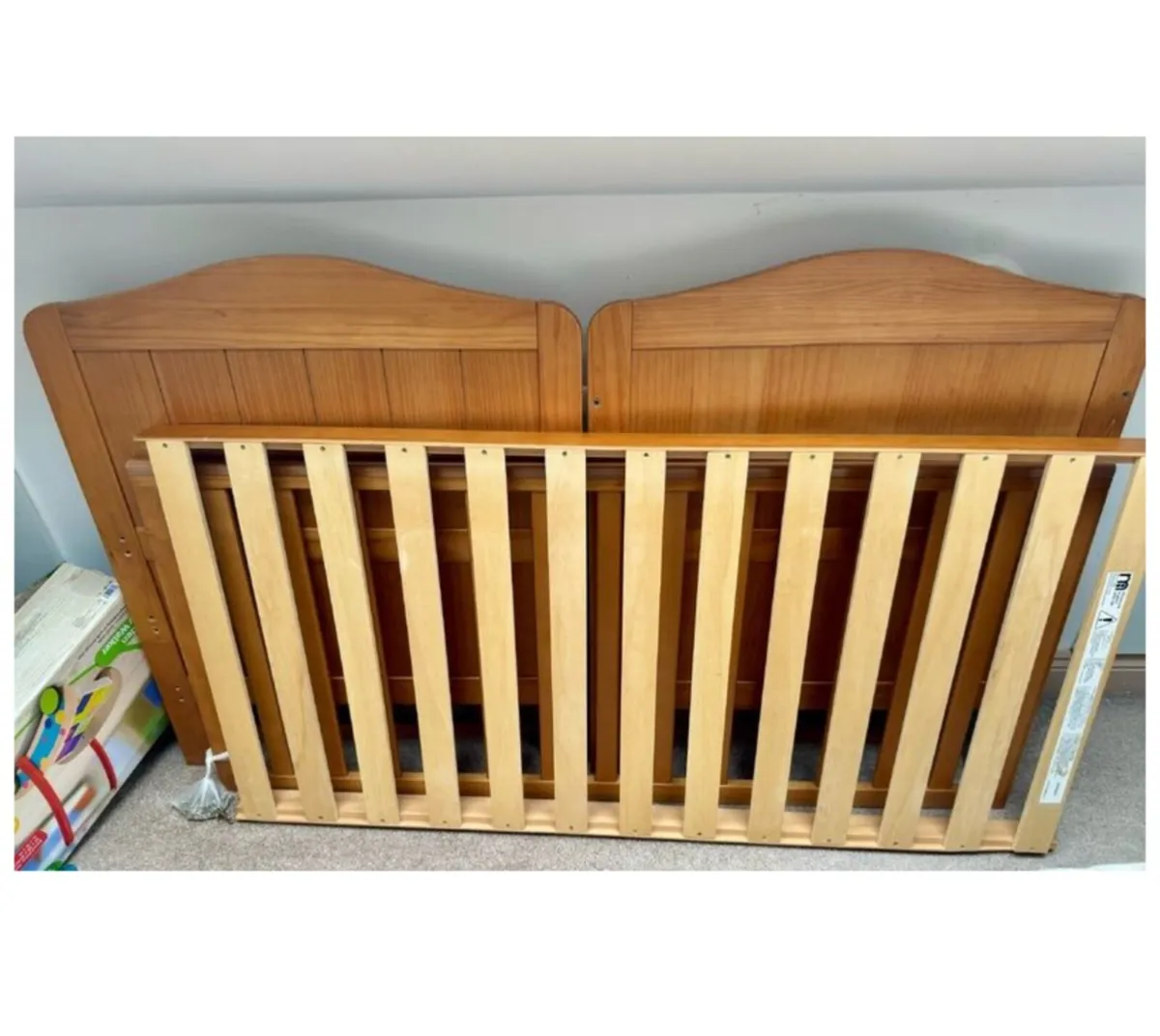 Mothercare Darlington Wooden Cot/Toddler Bed - Image 4