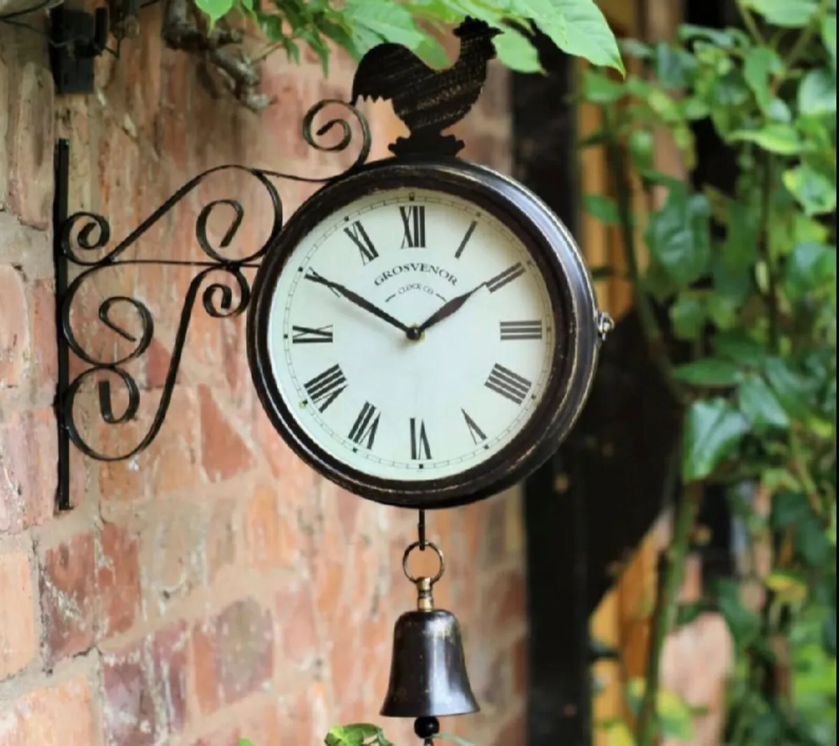 Outdoor Garden Wall Clock Double Sided NEW - Image 4