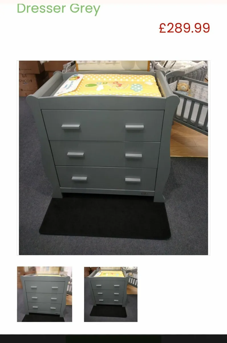 BR baby oslo dresser/changing unit - Image 4