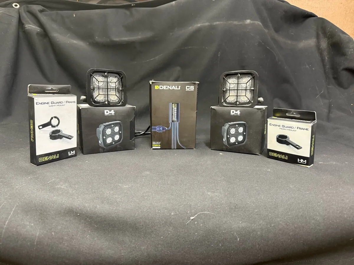 Denali D4 lights & SB / BMW GS Vario inner cases - Image 1