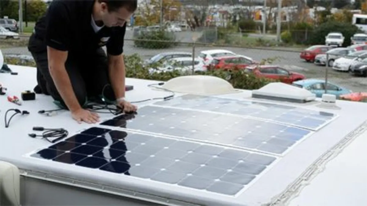 200W solar panel kit for Camper van - Image 1