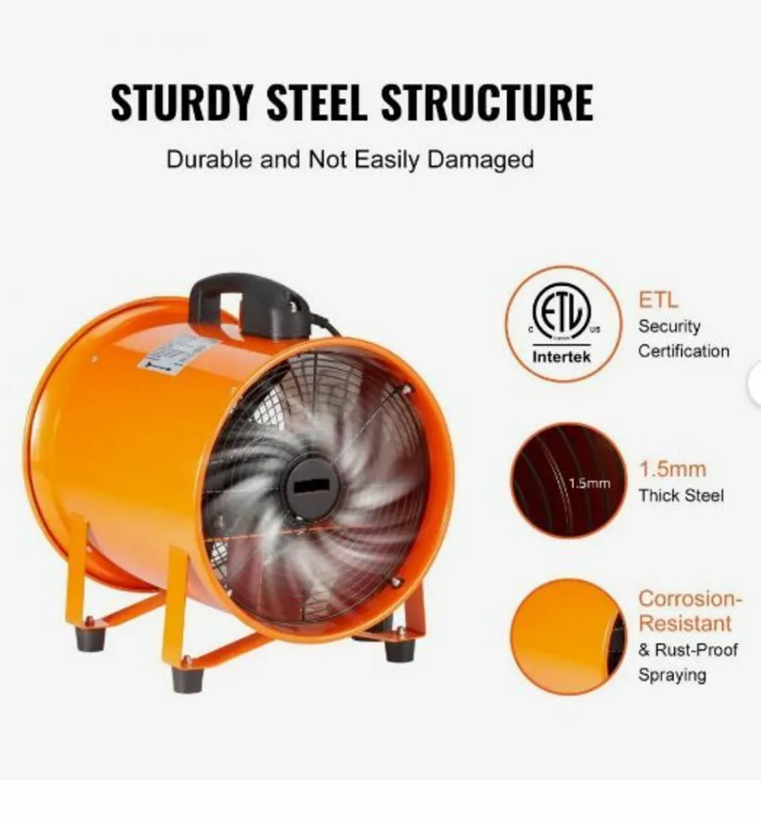 Portable Ventilator, 304.8mm - Image 3