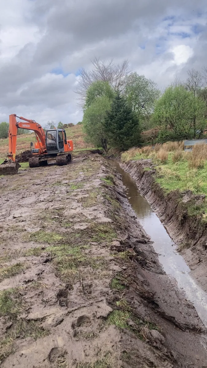 10 ton digger for hire with driver - Image 1
