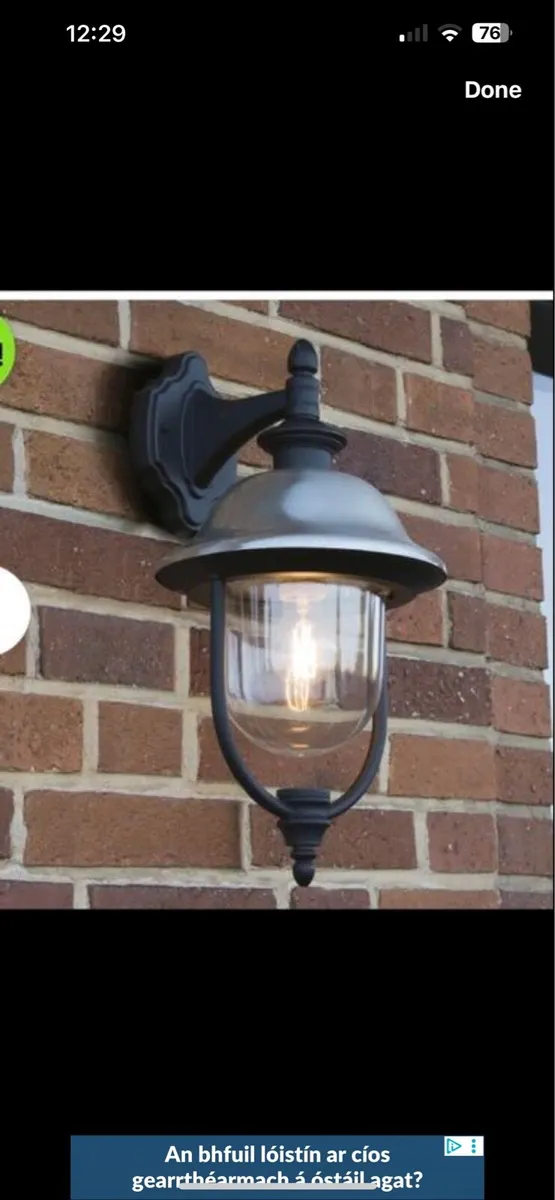 Outdoor wall lights - Image 1