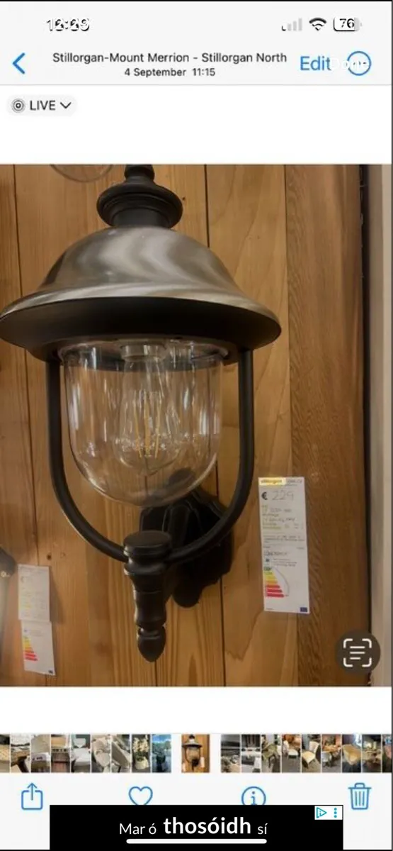 Outdoor wall lights - Image 4