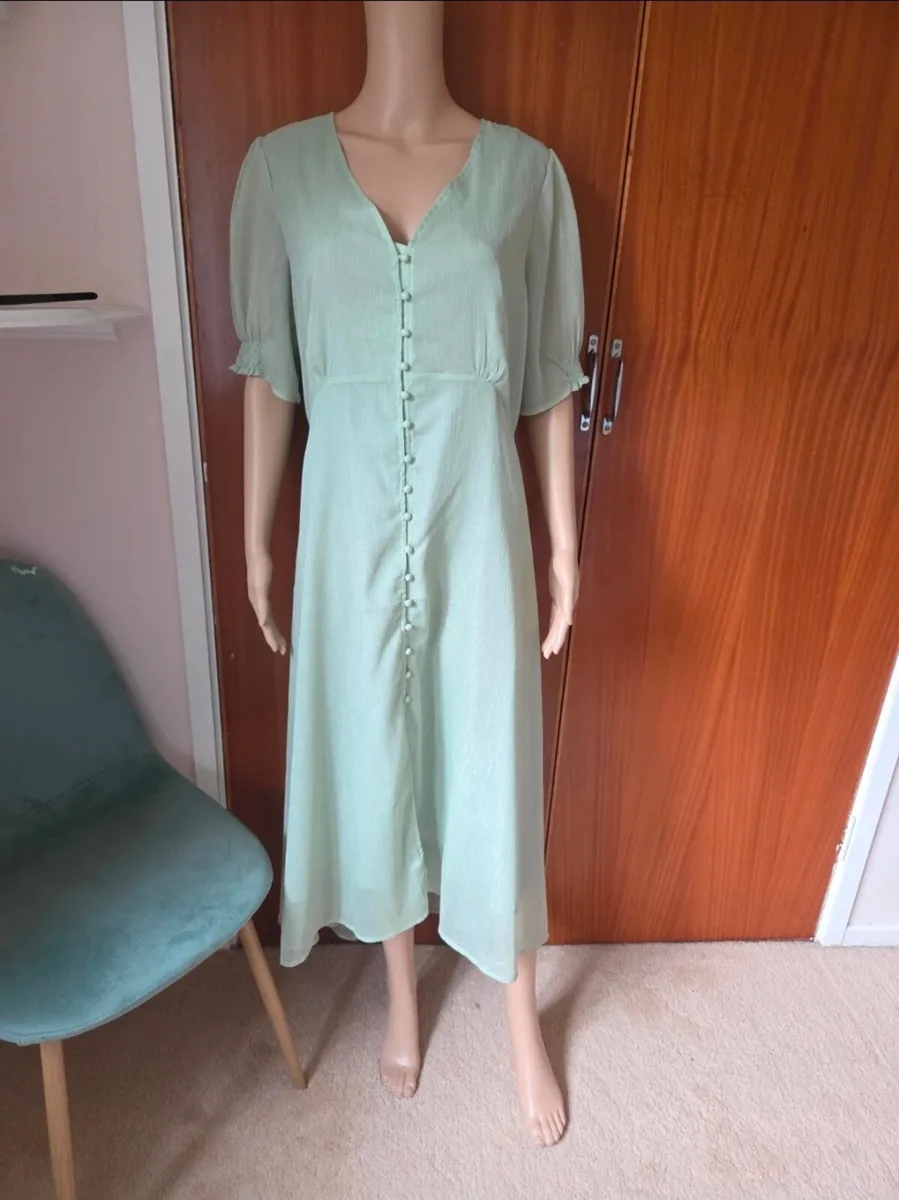 Ladies Sage Green Dress New with tags - Image 1