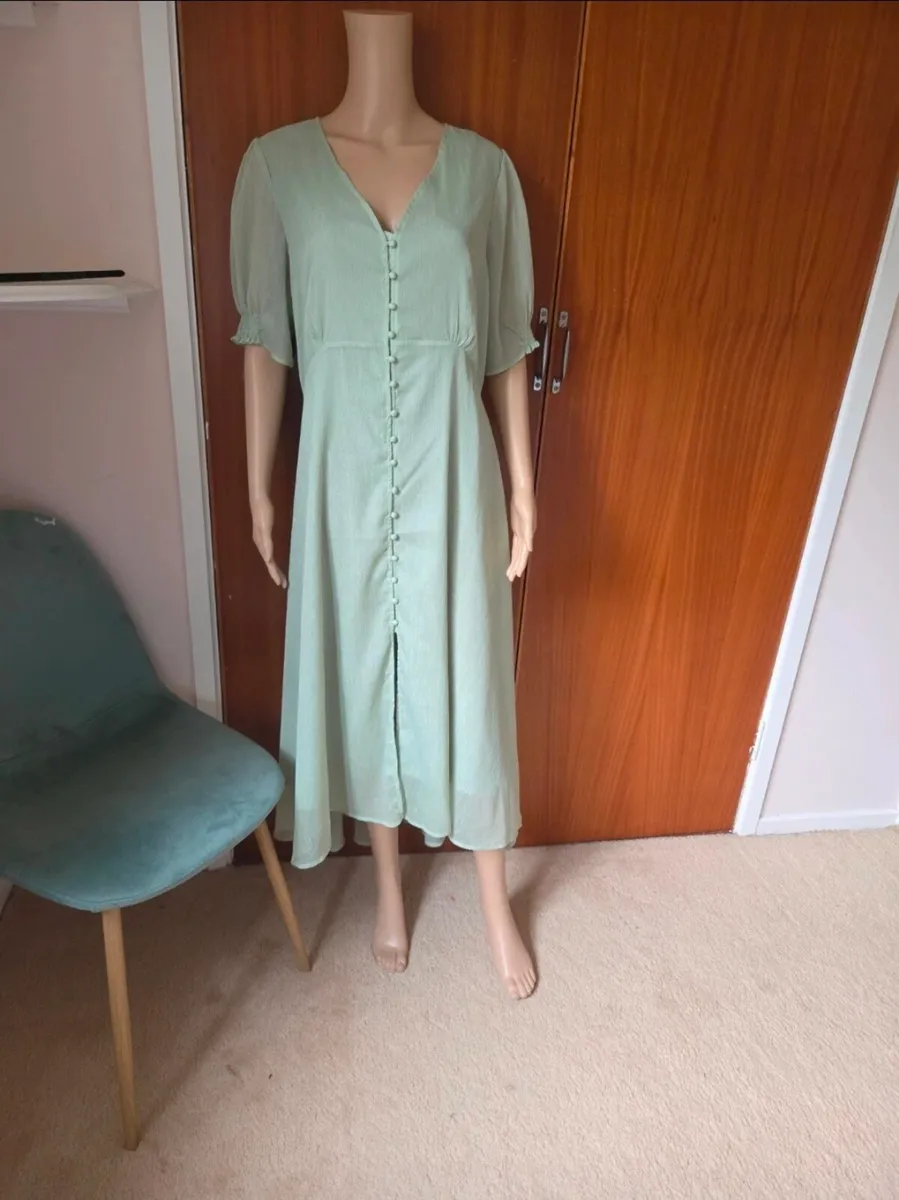Ladies Sage Green Dress New with tags - Image 2