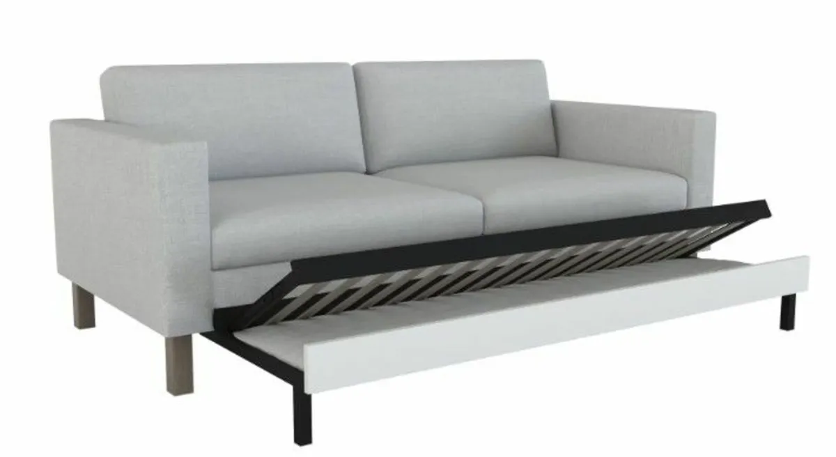 IKEA Karlstad Sofa Bed 3 Seater - Image 4