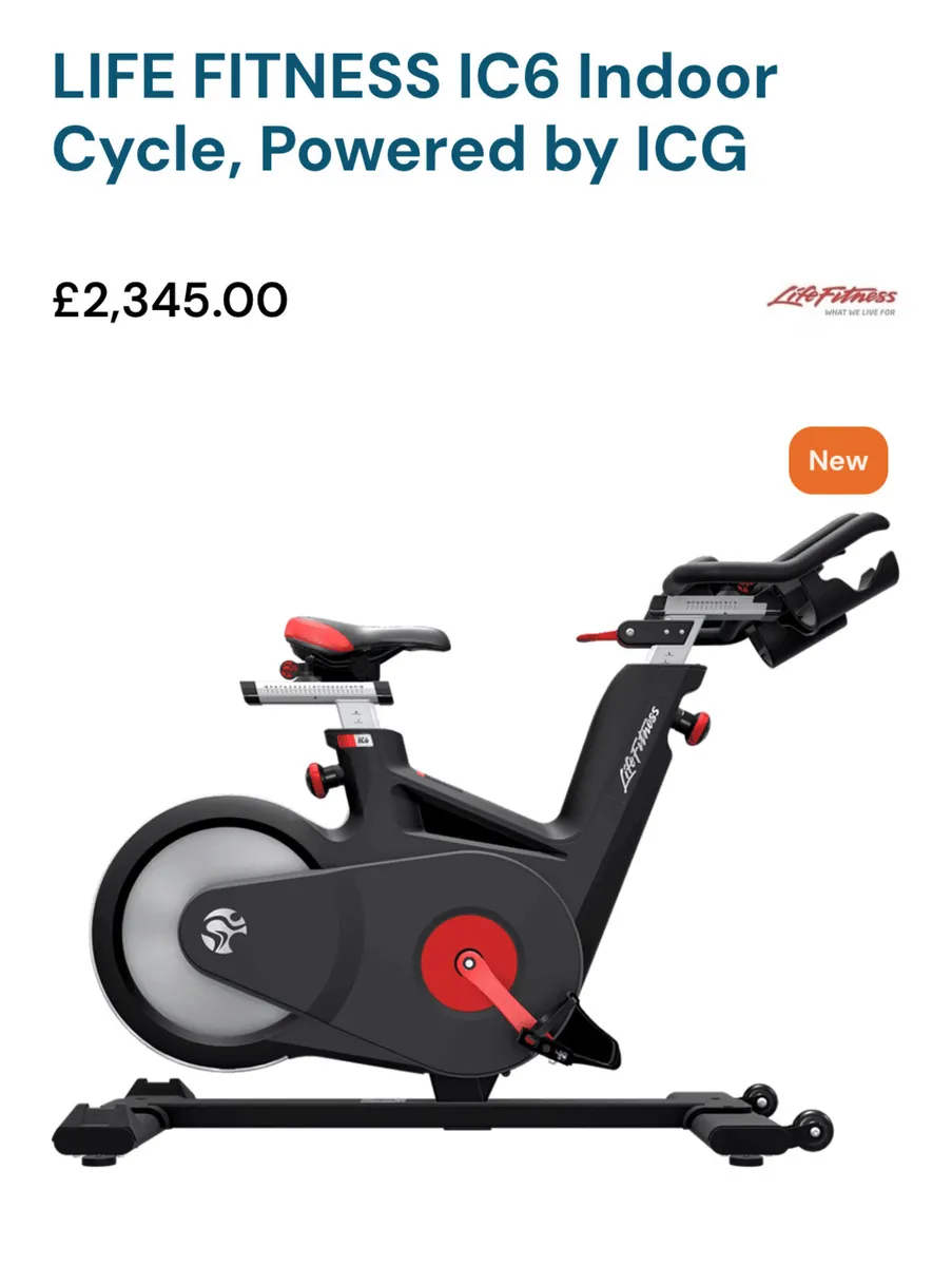 Life Fitness Spin Bike - Image 3