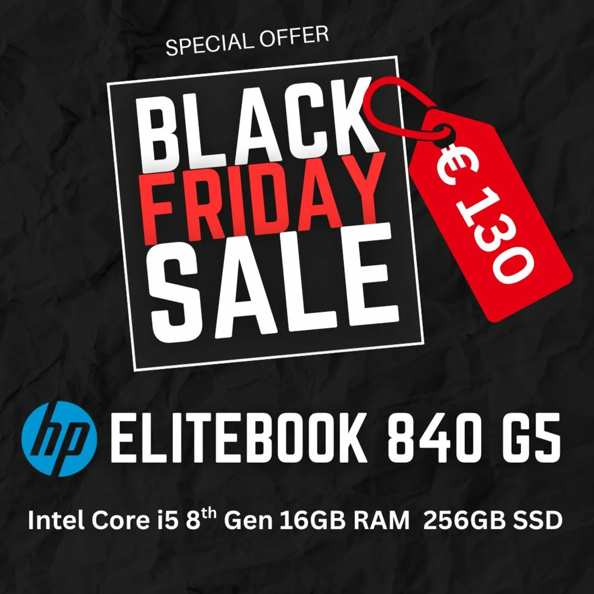 HP EliteBook 840 G5 Laptop BLACK FRIDAY DEAL - Image 1
