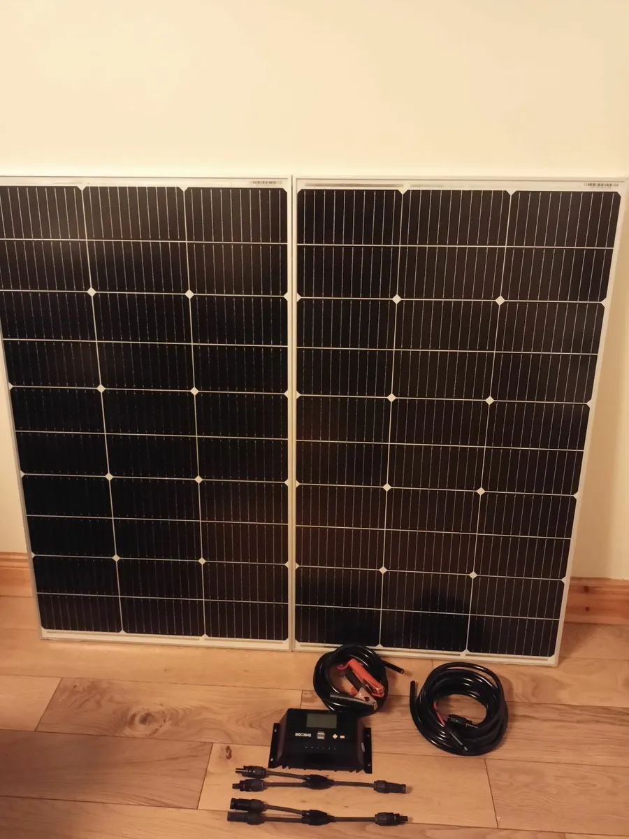 200W Solar Panel kit for Horse lorry shed - Image 1