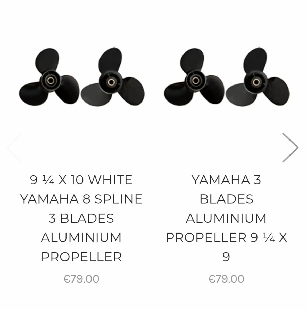€78  Yamaha engine propeller - Image 2