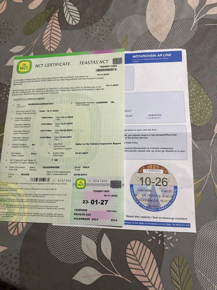 Vw golf mk7 1.6 7250ono - Image 1